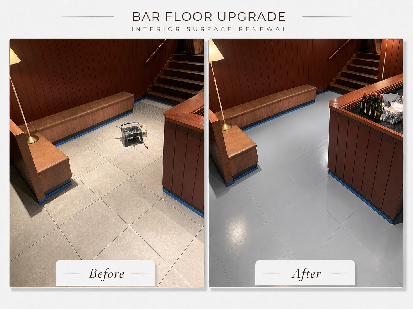 Bar floor upgrade
