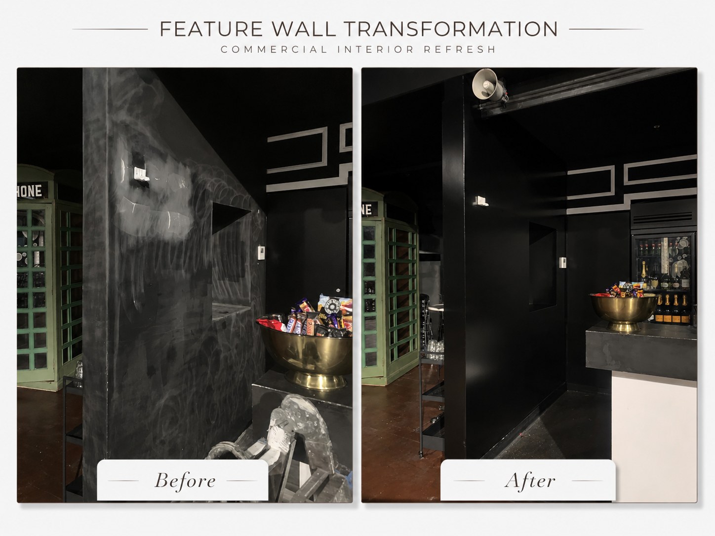 Feature wall transformation